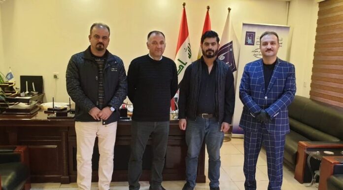 Erbil-Elections Office receives a delegation from the Shams Network to Monitor the elections
