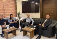 عقد ممثل التحالف الشبكات اجتماع تحضري في أربيل مكتب المفوضية