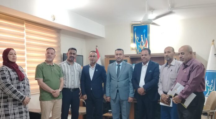 زيارة مكتب المفوضية العليا المستقلة للانتخابات في محافظة ذي قار